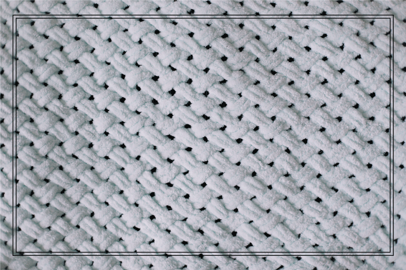 Textured placemats woven pattern surface - TenStickers