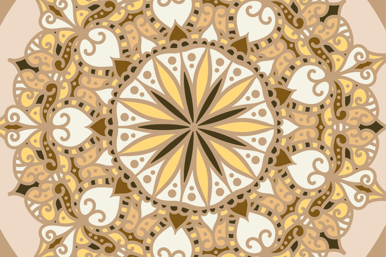 Original placemats with detailed geometric design - TenStickers