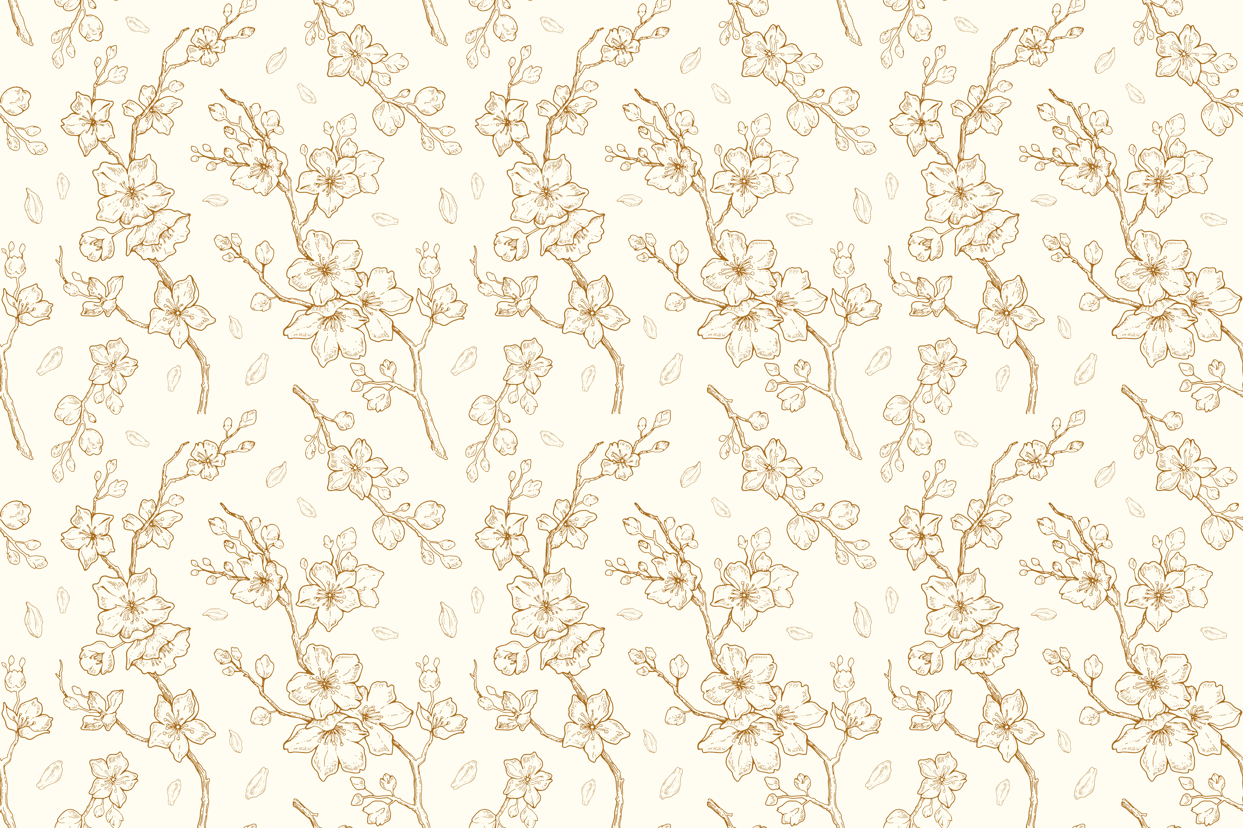 Textured placemats floral motif elegance - TenStickers