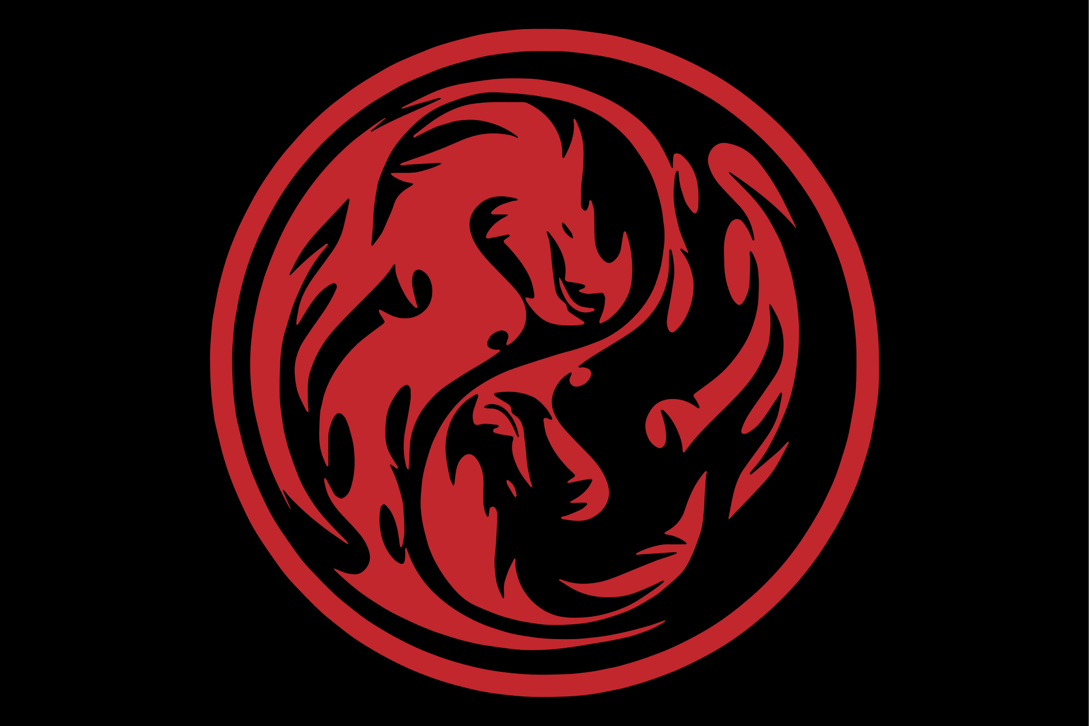 Original placemats dragon emblem design - TenStickers