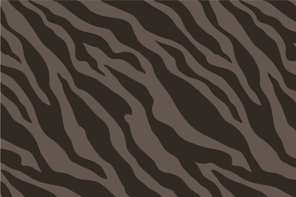 Textured placemats zebra striped surface - TenStickers