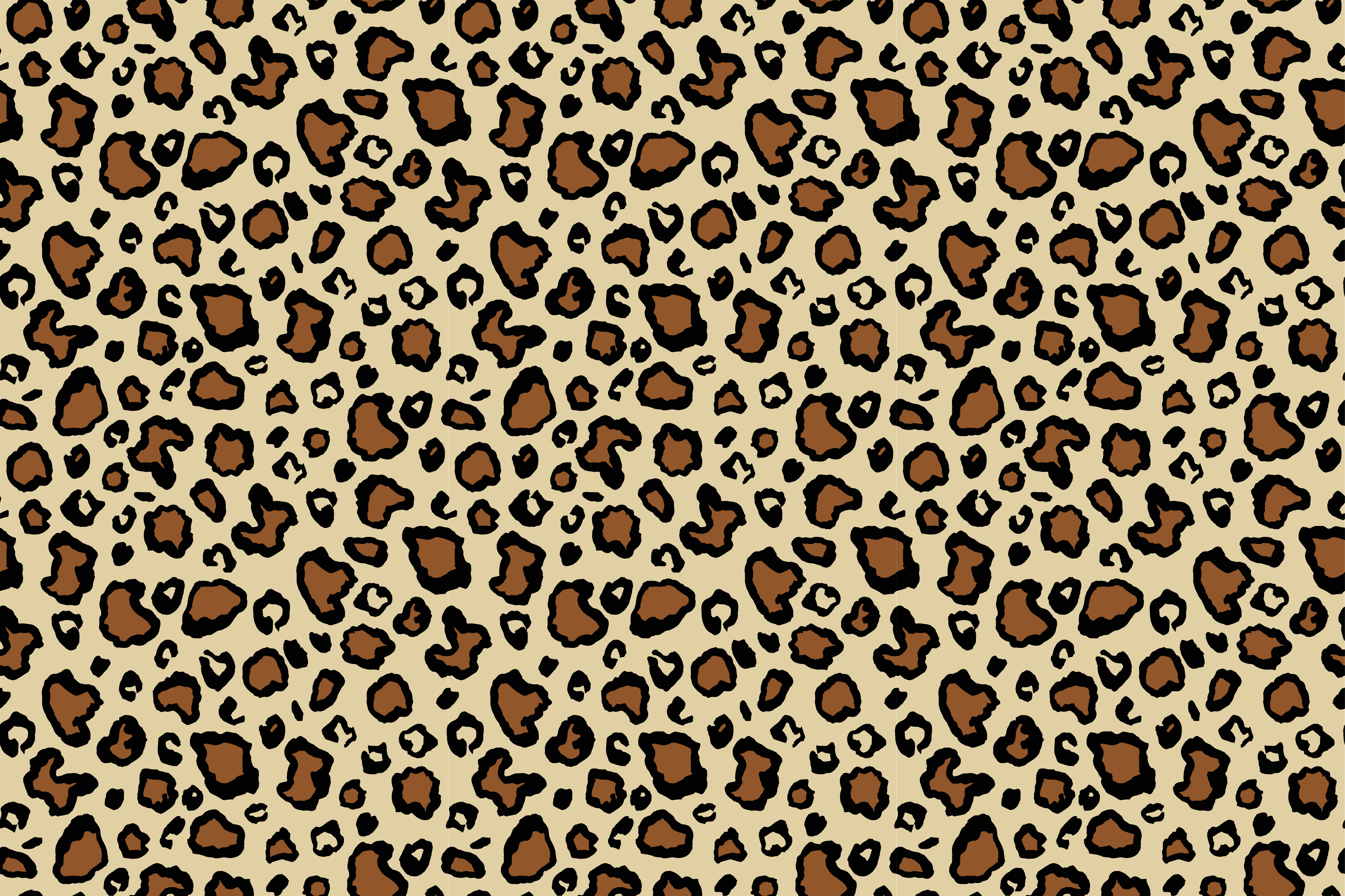 Classic leopard animal print original placemats - TenStickers