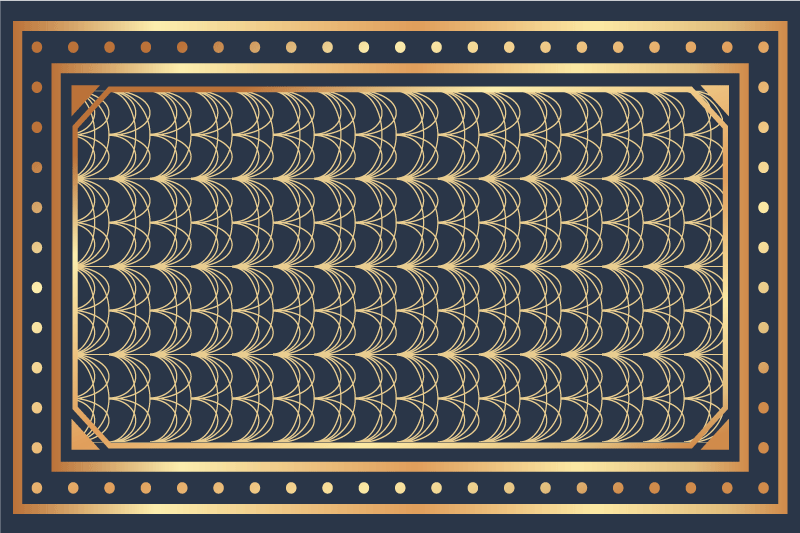 Modern placemats with elegant geometric design - TenStickers