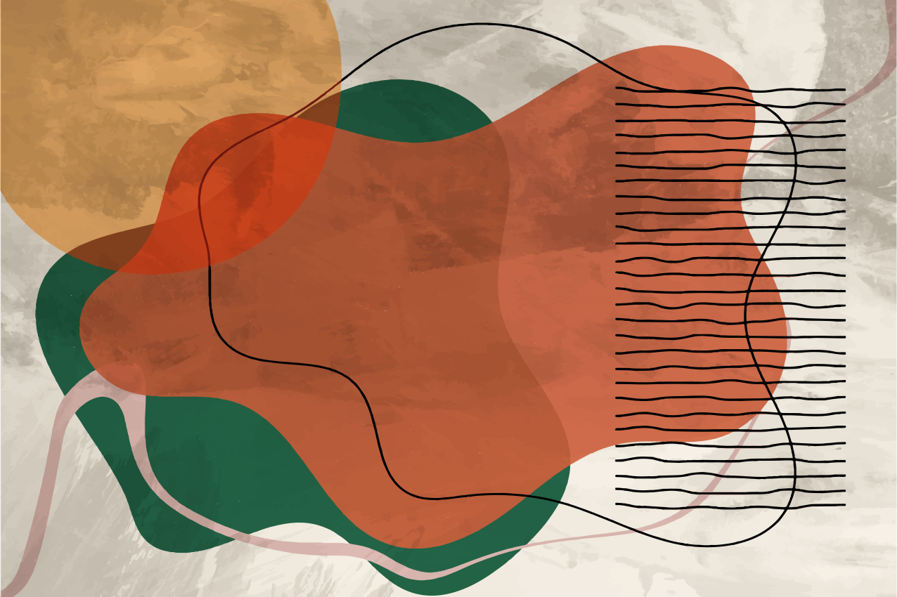 Modern placemats in lively abstract designs - TenStickers