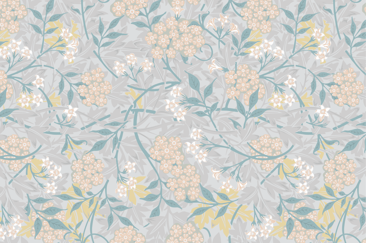 Textured placemats with floral inspired design - TenStickers