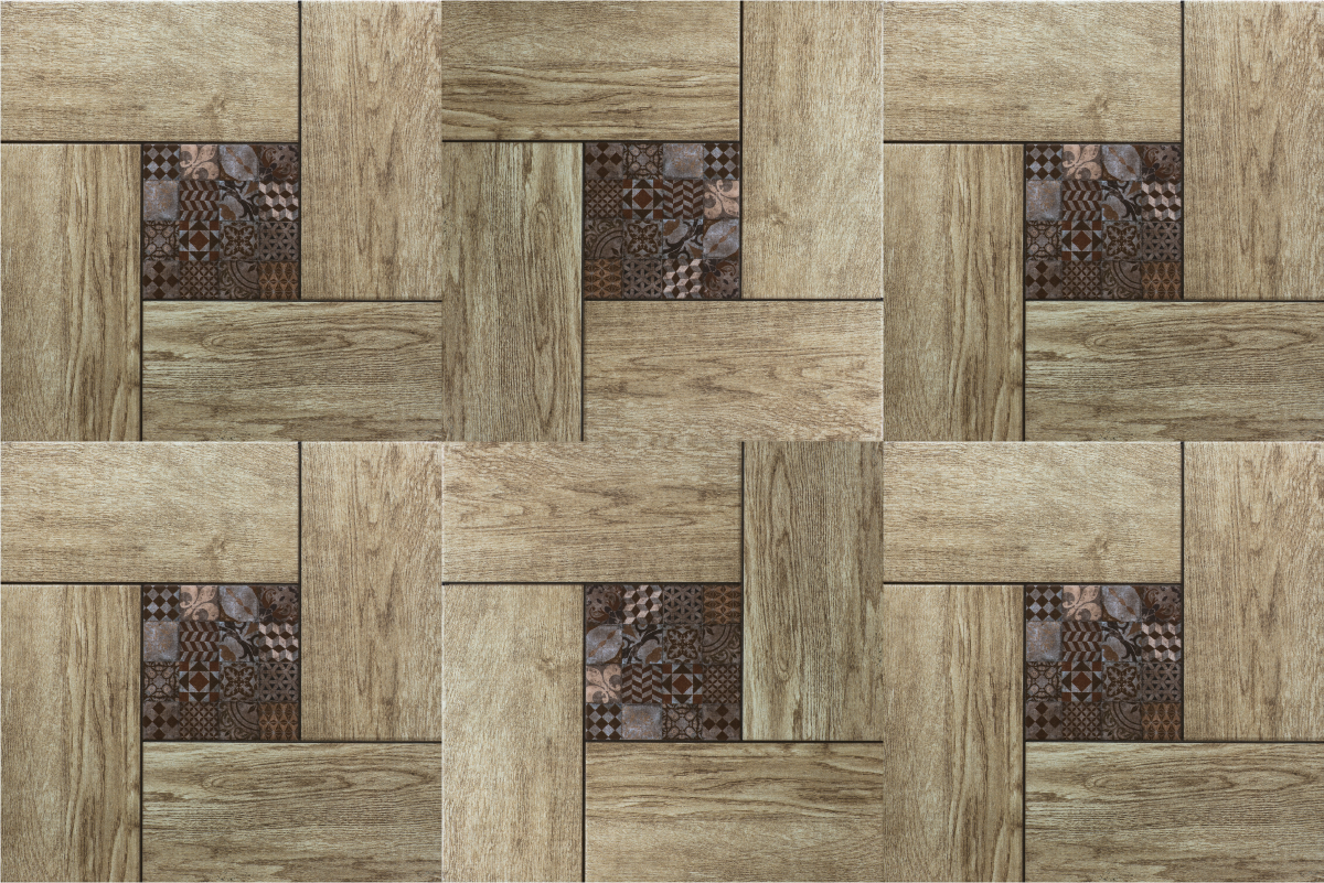 Textured placemats with wooden pattern surface - TenStickers