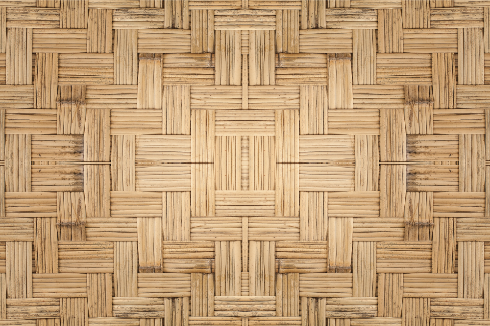 Textured placemats with woven bamboo surface - TenStickers
