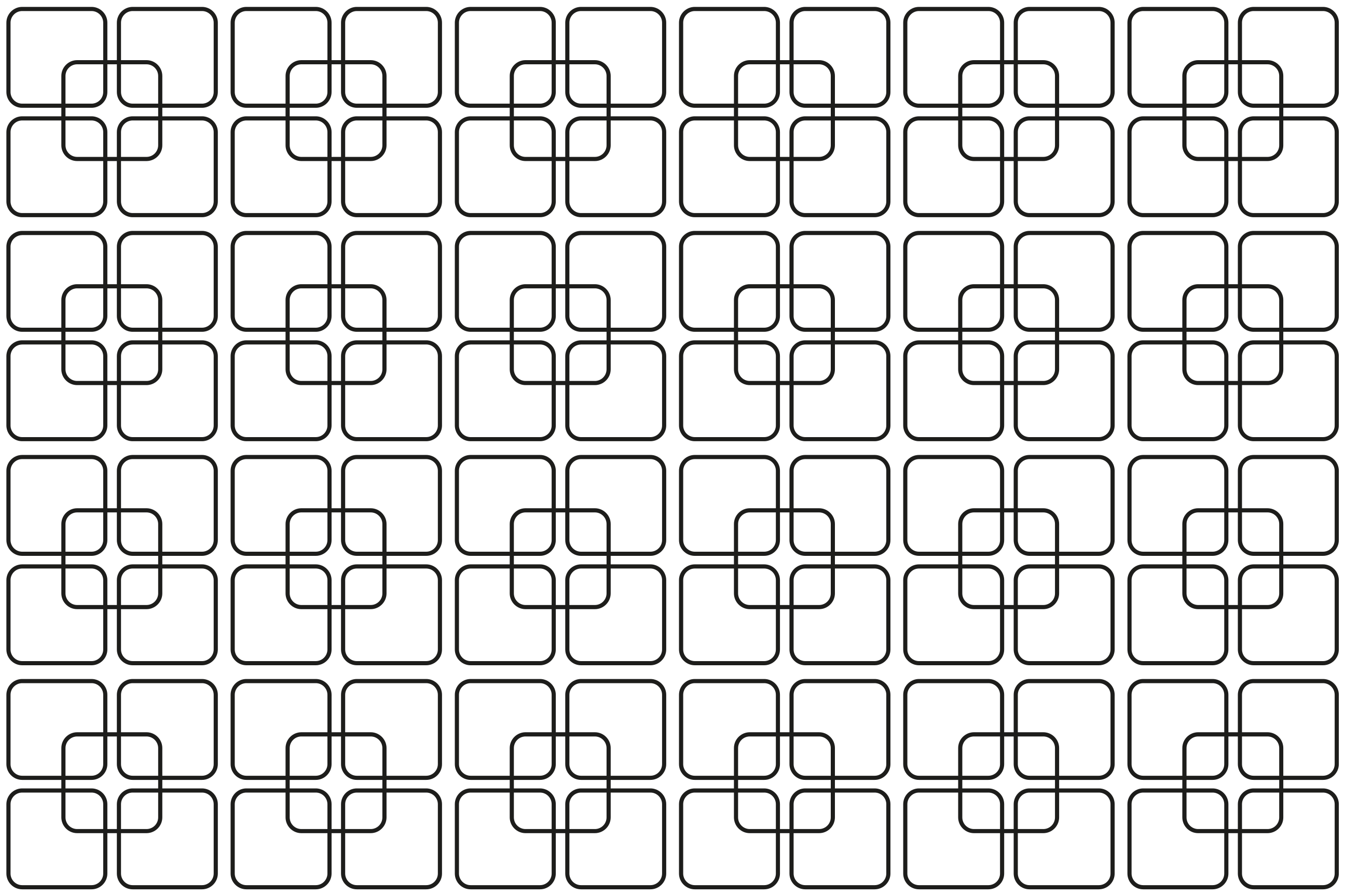 Textured placemats geometric pattern design - TenStickers
