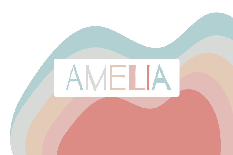 Personalised placemats with vibrant name customization - TenStickers