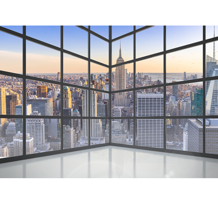 Urban Penthouse View wall mural new york - TenStickers