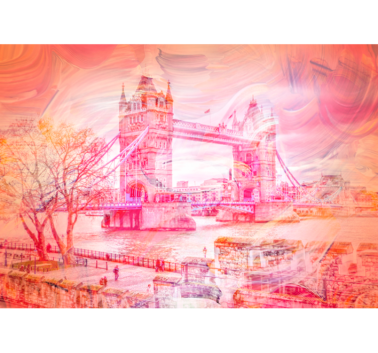 London Bridge Contrast wall mural london - TenStickers
