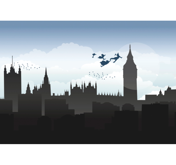 Kid's London Wall Mural for your little one - TenStickers