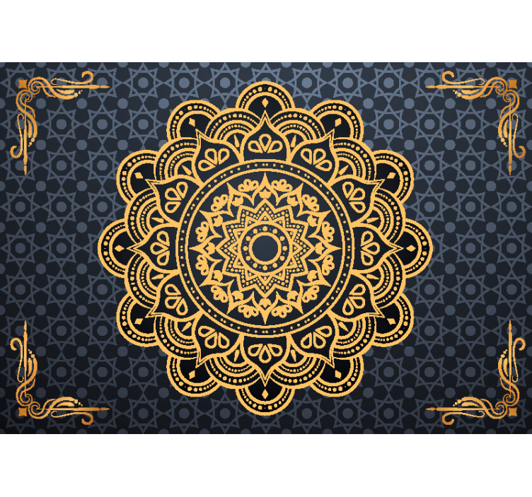 Mandala wall mural sophisticated mandala art - TenStickers