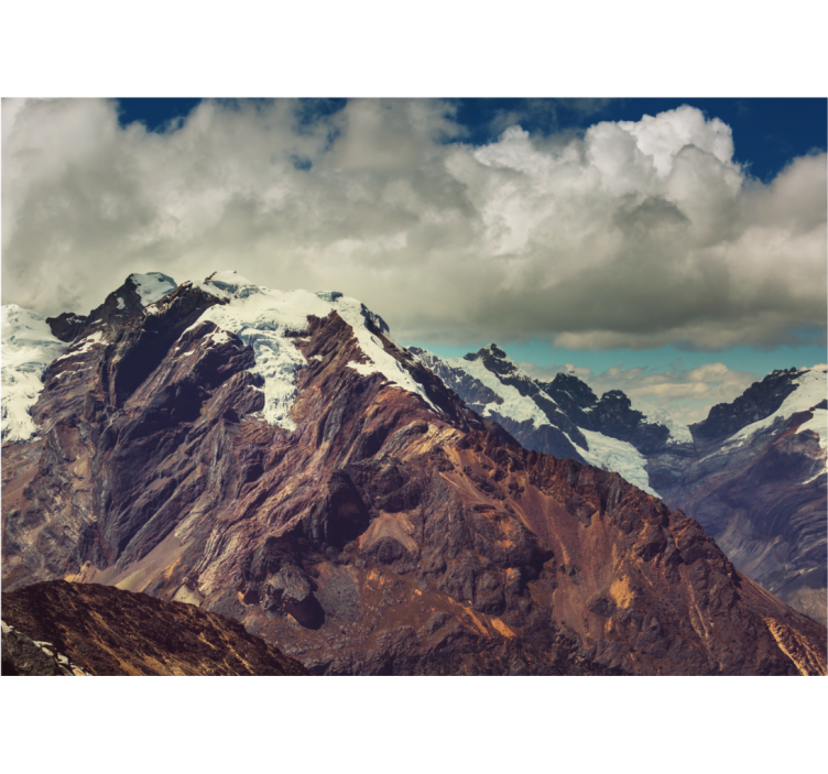 Grand Icy Summits wall mural mountain - TenStickers
