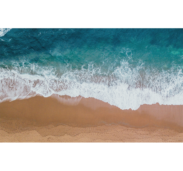 Under the sea wall mural seascape wave designs - TenStickers