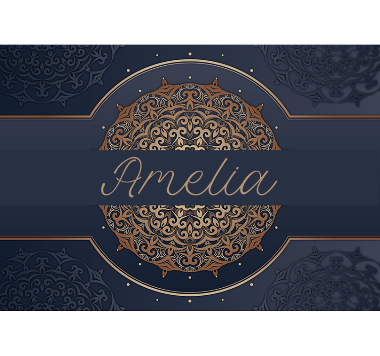 Mandala wall mural ornate pattern design - TenStickers