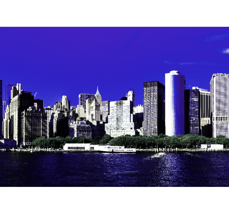 Wall mural new york skyline of new york - TenStickers