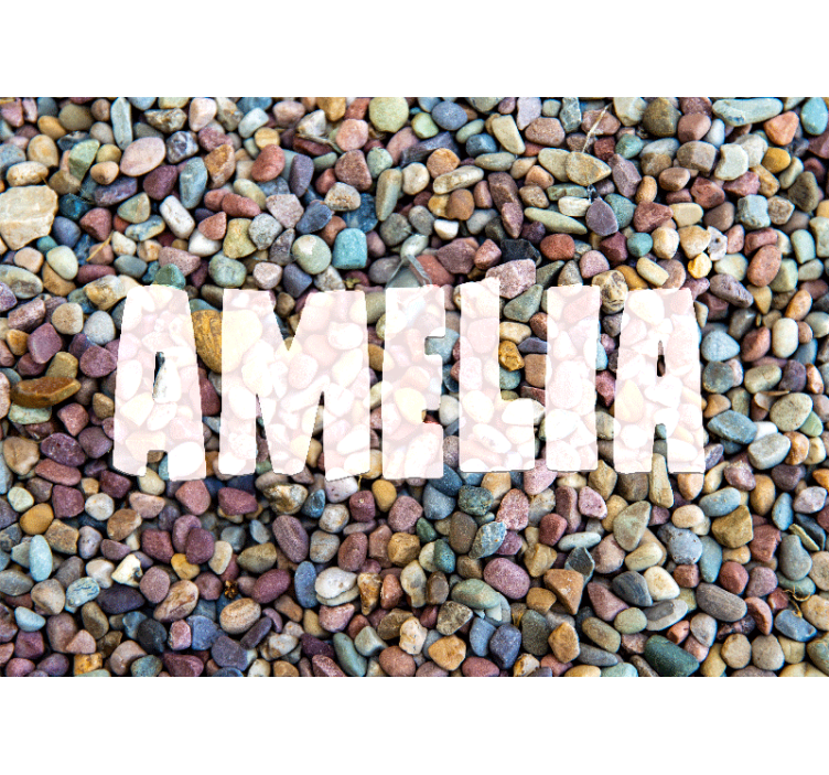 Colorful Pebble Pattern texture wall mural - TenStickers