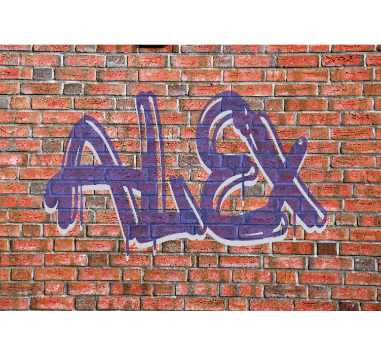 Graffiti wall mural graffiti name art - TenStickers