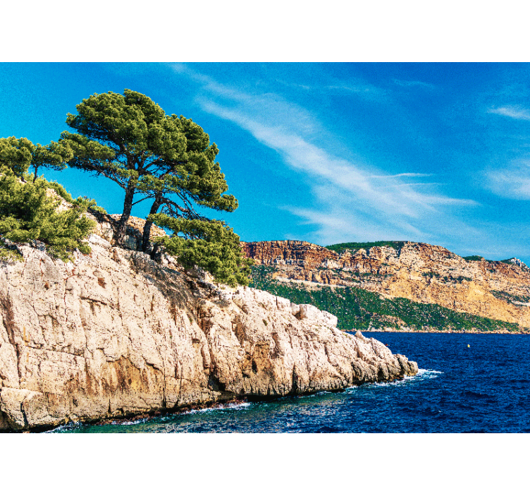 Coastal Pine Landscape wall mural nature - TenStickers