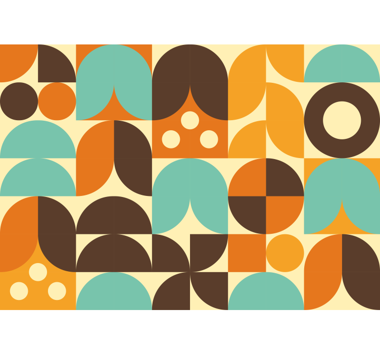 Geometric Pattern Play abstract wall mural - TenStickers