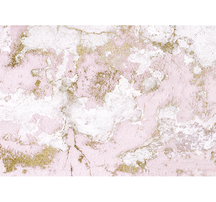 Texture wall mural elegant pink marble - TenStickers