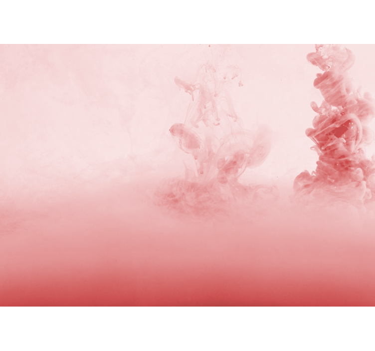 Dense rose cloud abstract wall mural - TenStickers
