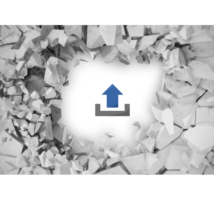 Space wall mural cosmic swirling energy design - TenStickers