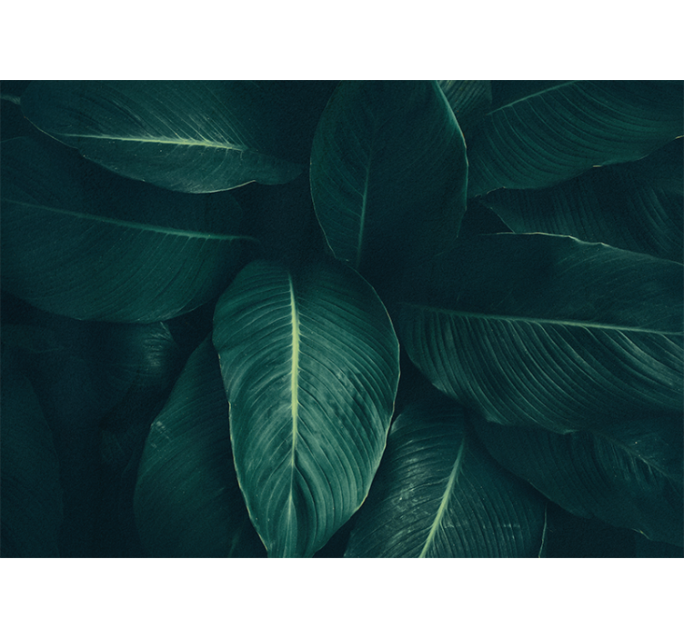 Wall mural nature lush leafy design - TenStickers