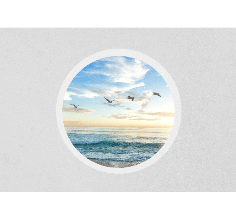 Wall mural nature serene coastal landscape - TenStickers