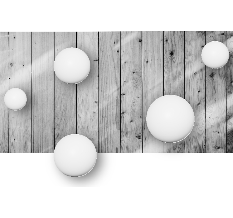 Texture wall mural geometric sphere arrangement - TenStickers