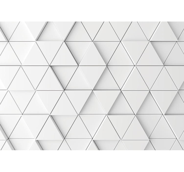 Texture wall mural triangular pattern design - TenStickers