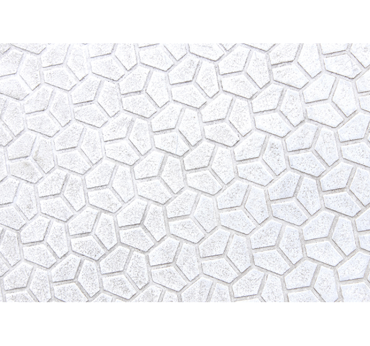 Texture wall mural hexagonal pattern design - TenStickers