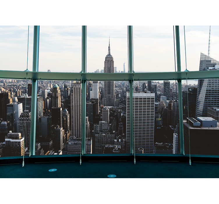 Wall mural new york empire state skyline - TenStickers