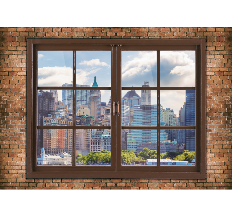 Wall mural new york skyline views of manhattan - TenStickers