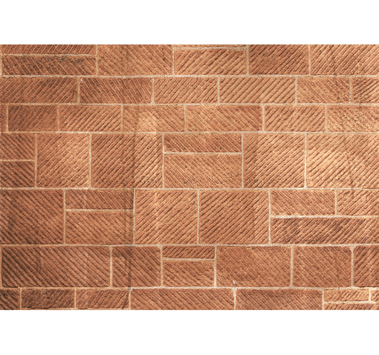 Mural stone wall textured stone design - TenStickers