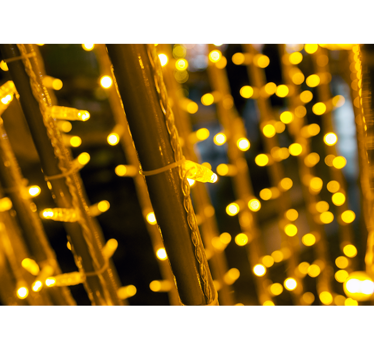 Texture wall mural glowing light designs - TenStickers