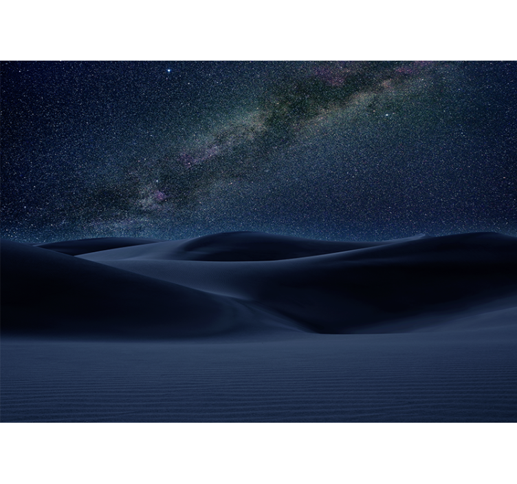 Space wall mural starry nightscape - TenStickers