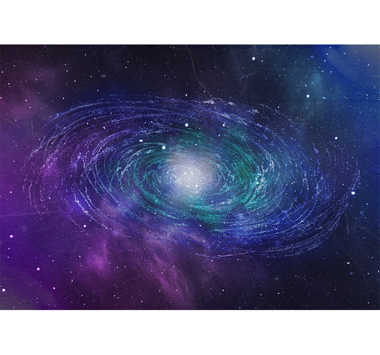 Space wall mural cosmic swirl - TenStickers