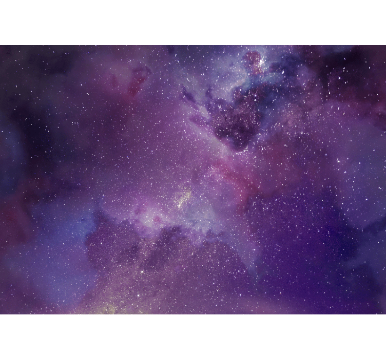 Purple galaxy stardust Marriage Wall Murals - TenStickers