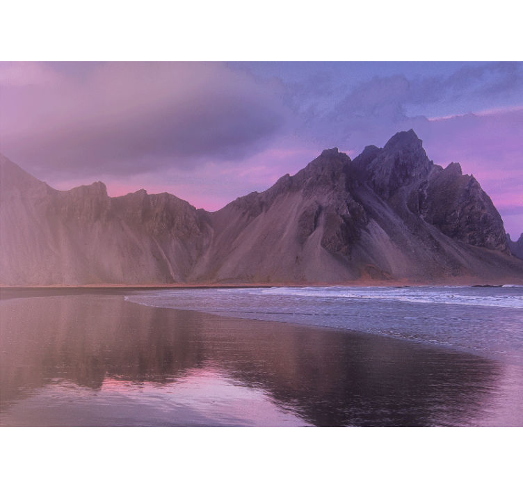 Landscape wall mural majestic mountain vista - TenStickers