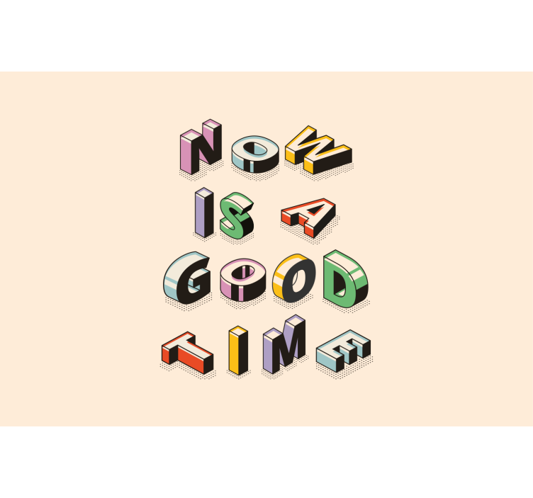 Quote wall mural inspirational message design - TenStickers