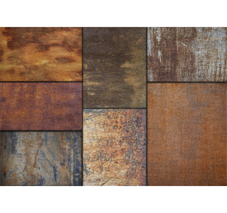 Blocks of industrial  modern wall mural - TenStickers