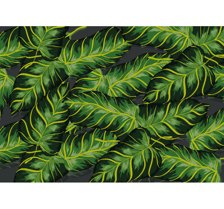 Wall mural nature lush foliage design - TenStickers