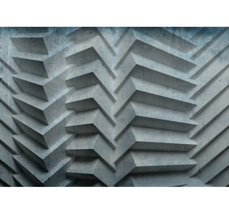 Texture wall mural geometric surface patterns - TenStickers