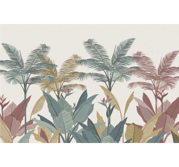Wall mural nature tropical palm paradise - TenStickers