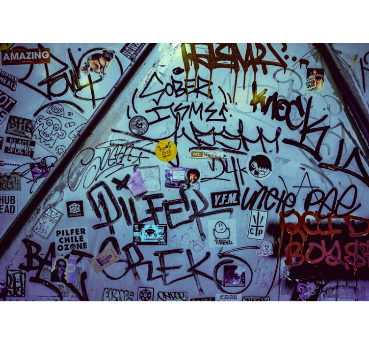 Graffiti wall mural urban tagging art - TenStickers