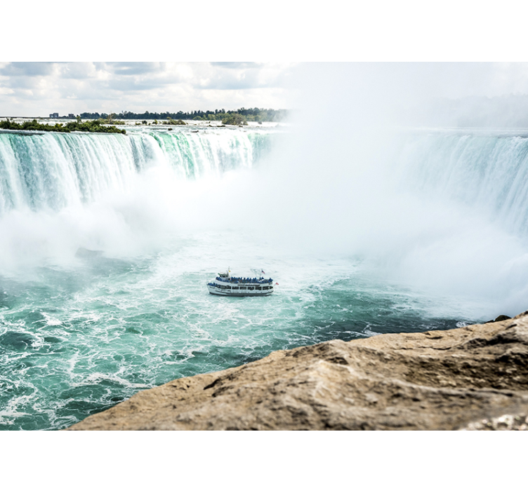 Landscape wall mural niagara falls experience - TenStickers