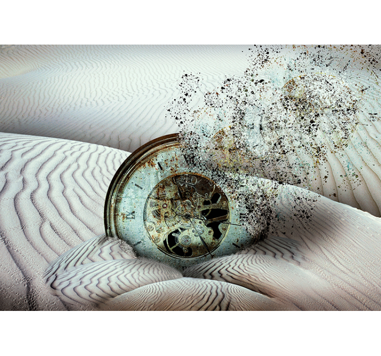 Abstract wall mural time dunes breakdown - TenStickers