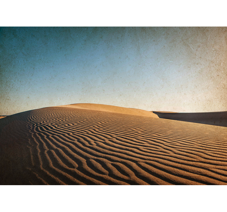 Desert wall mural sand dune tranquility - TenStickers